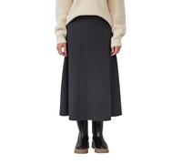 Ausgestellter Midi-Rock aus Interlockjersey 44 grau 2170204.9898.44