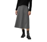 Ausgestellter Midi-Rock aus Interlockjersey 42 grau 2170204.9730.42