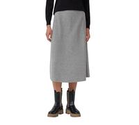 Ausgestellter Midi-Rock aus leichtem Sweat 46 grau 2170106.97W1.46