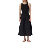 Ausgestellter Midirock aus Baumwolle mit aufgesetzten Taschen 40 schwarz 2171217.9999.40