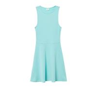 Ausgestelltes Kleid aus Rippware 164 türkis 2166807.6115.164