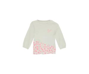 s.Oliver Ausgestelltes Langarmshirt mit gemusterter Blende