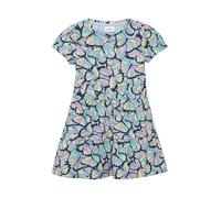 Ausgestelltes Stufenkleid mit Puffärmeln 104 blau 2163471.53A1.104