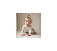S.Oliver Baby Geripptes Langarmshirt mit Stickerei - Biene 68