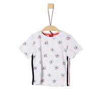 s.Oliver Baby - Jungen 65.902.32.5483 T-Shirt, per Pack Elfenbein (White Melange AOP 01A5), 68 (Herstellergröße: 68)