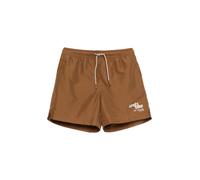 Badehose mit Print und Kordelzug S braun 2179311.89D1.S