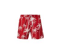 s.Oliver Red Label - Badehose mit Allover-Print rot - Gr. - XXL