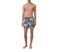 Badeshorts mit All-over-Print und Eingrifftaschen L blau 2167120.58A3.L