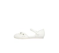 Ballerinas in Lackleder-Optik mit Applikation 35 weiß 2177670.0100.35