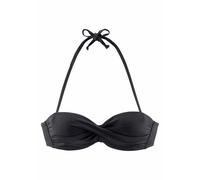 S.OLIVER Bandeau-Bikini-Top Damen schwarz Gr.40 Cup C