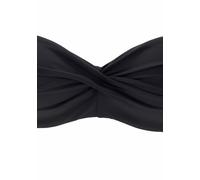 Bandeau-Bikini-Top S.OLIVER "Spain" Gr. 44, Cup E, schwarz Damen Bikini-Oberteile (336452-44) schwarz