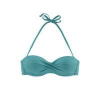 S.OLIVER Bandeau-Bikini-Top Damen türkis Gr.40 Cup E