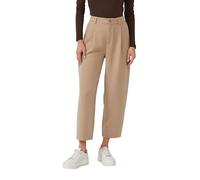 Barrel-Leg-Hose mit Bundfalten 44 beige 2172891.8429.44