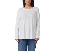 Basic Longsleeve aus Baumwolle 46 weiß 2179775.0100.46