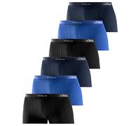 s.Oliver - Basic - Retro-Short/Pant - 6er Pack (L Blau/Dunkelblau/Schwarz)