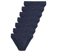Slip S.OLIVER Gr. L, 7 St., blau (navy) Herren Unterhosen Slips Wochenration in einer Dose (85489443-L)