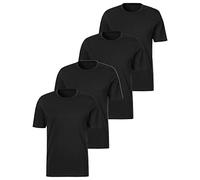 s.Oliver - Basic - T-Shirt - 4er Pack (M Schwarz)