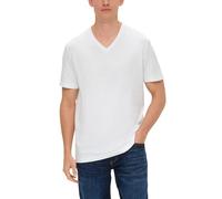 s.Oliver Herren 2155022 T-Shirt, weiß 0100, XL