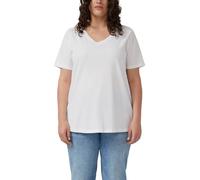 s.Oliver Basic T-Shirt mit V-Ausschnitt