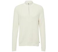 Baumwoll-Pullover mit Struktur und Troyer-Kragen 3XL Beige 2168815.9000.3XL