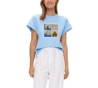 s.Oliver Baumwoll-Shirt im Relaxed Fit mit Rundhalsausschnitt