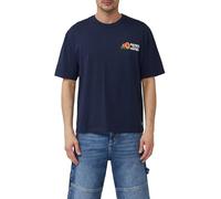 s.Oliver Baumwoll-T-Shirt im Relaxed Fit mit Front- und Rückenprint