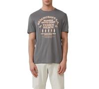 s.Oliver Baumwoll-T-Shirt mit Crewneck und Artwork