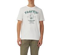 Baumwoll-T-Shirt mit Frontprint 3XL weiß 2169269.01D1.3XL