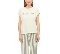 Baumwoll-T-Shirt mit Frontprint 34 beige 2178612.80D2.34