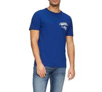 s.Oliver Baumwoll-T-Shirt mit Frontprint und Flammgarnstruktur