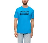 s.Oliver Baumwoll-T-Shirt mit frontseitigem Artwork-Print