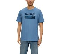 s.Oliver Baumwoll-T-Shirt mit frontseitigem Artwork-Print