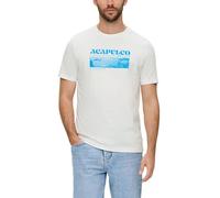 s.Oliver Baumwoll-T-Shirt mit frontseitigem Artwork-Print