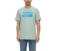 s.Oliver Baumwoll-T-Shirt mit frontseitigem Artwork-Print