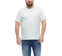 Baumwoll-T-Shirt mit Logo-Print 4XL blau 2181138.51D1.4XL