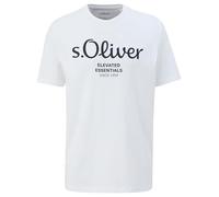 s.Oliver LOGO T-NOOS Herren T-Shirt, weiß, größe S