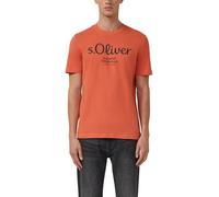 Baumwoll-T-Shirt mit Logo-Print L orange 2139909.34D1.L
