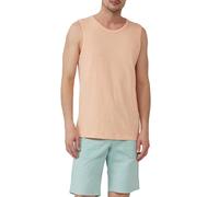 Baumwoll-Tanktop mit Flammgarnstruktur L Orange 2166833.2018.L