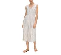 s.Oliver Baumwollkleid mit Metallic-Streifenmuster und Eingrifftaschen