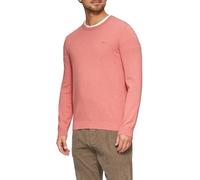 Regular Fit Strickpullover aus reiner Baumwolle L men Hellrot