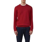 s.Oliver Baumwollpullover Crew Neck Logo-Stickerei Rot XXL