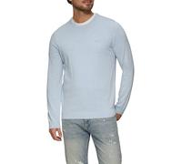 s.Oliver Baumwollpullover mit Logo-Stickerei Blau XL