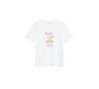 Baumwollshirt mit Front Print 44 weiß 2178714.01D0.44