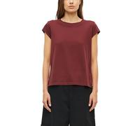 Baumwollshirt mit Rundhalsauschnitt und Garment Dye 40 rot 2178728.3903.40
