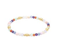 s.Oliver Bracelet - Elegantes Armband aus poliertem Edelstahl - gold - Kugelkette verstellbar bis 18 cm - wasserfest & hautfreundlich