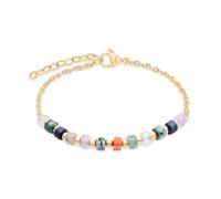 s.Oliver Bracelet - Elegantes Armband aus poliertem Edelstahl - gold - Ankerkette verstellbar bis 20 cm - wasserfest & hautfreundlich