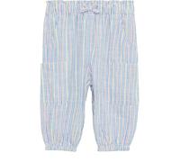 Bequeme Cargohose in Leinenoptik 68 blau|mehrfarbig 2165020.53N2.68