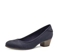 s.Oliver Damen Pumps Kleiner Absatz Elegant, Blau (Navy), 41 EU