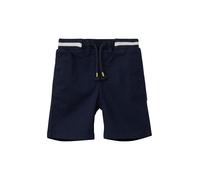Bermuda aus Baumwollstretch mit Rippbund 98 blau 2164887.5952.98