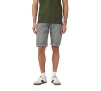s.Oliver Herren Bermuda-Jeans Regular Fit Mid Rise Sweat-Denim Stretch Grau Größe 33